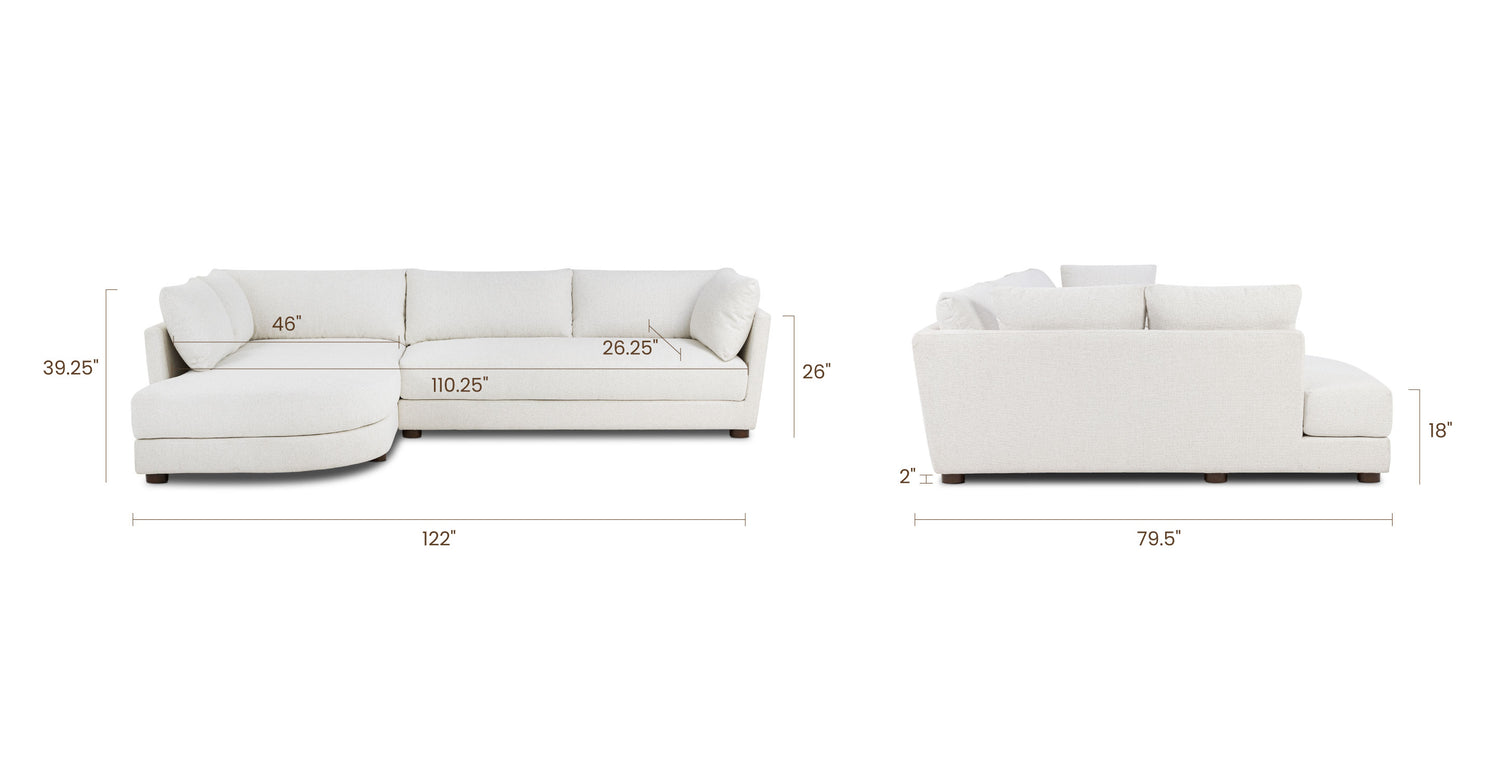 Aspen White, dimensions