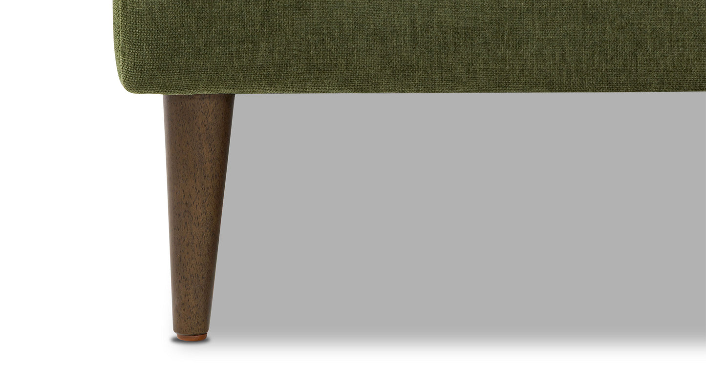 Distressed Green Velvet