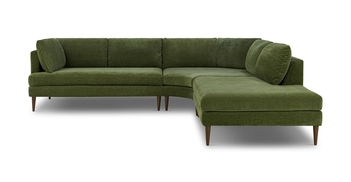 Distressed Green Velvet