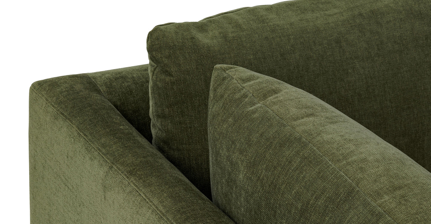 Distressed Green Velvet