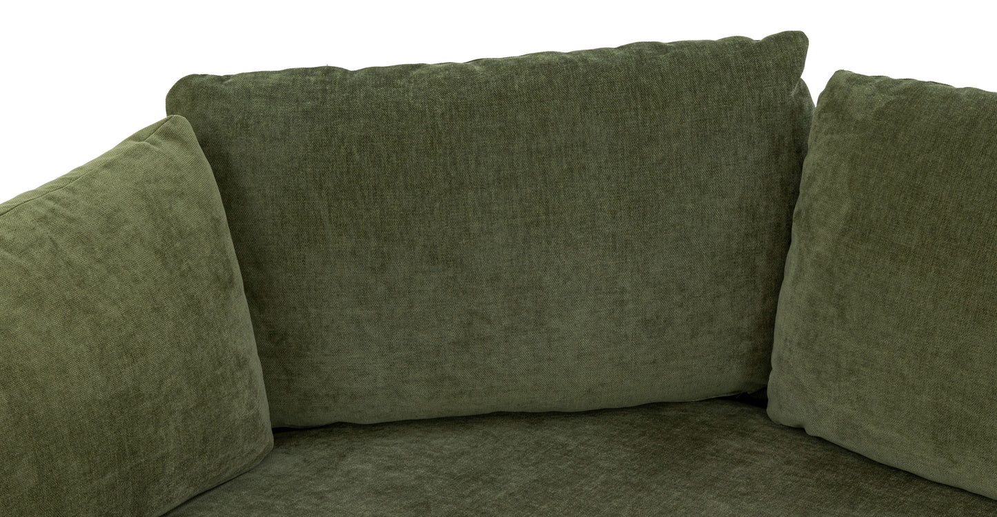 Distressed Green Velvet