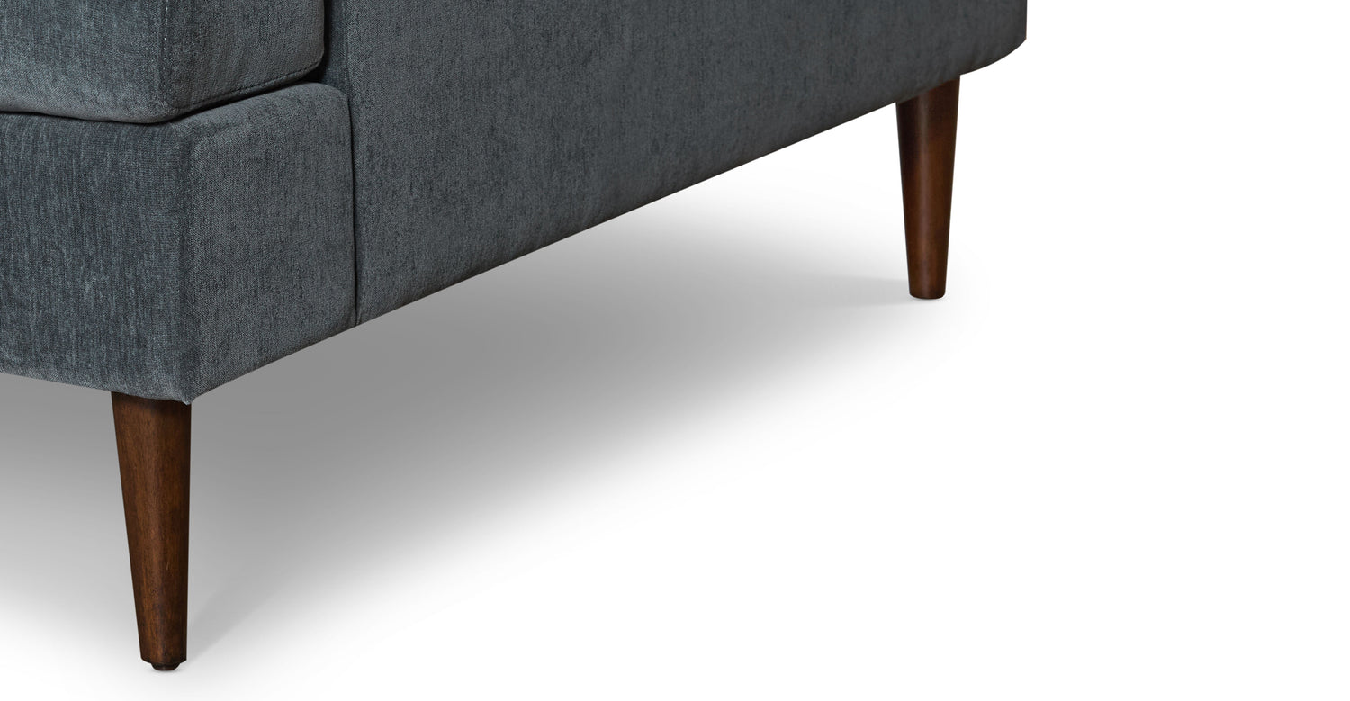 Lucerne Left-Facing Sectional with Extra-Wide Chaise Boreal Blue