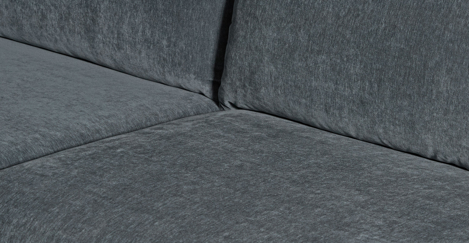 Lucerne Left-Facing Sectional with Extra-Wide Chaise Boreal Blue