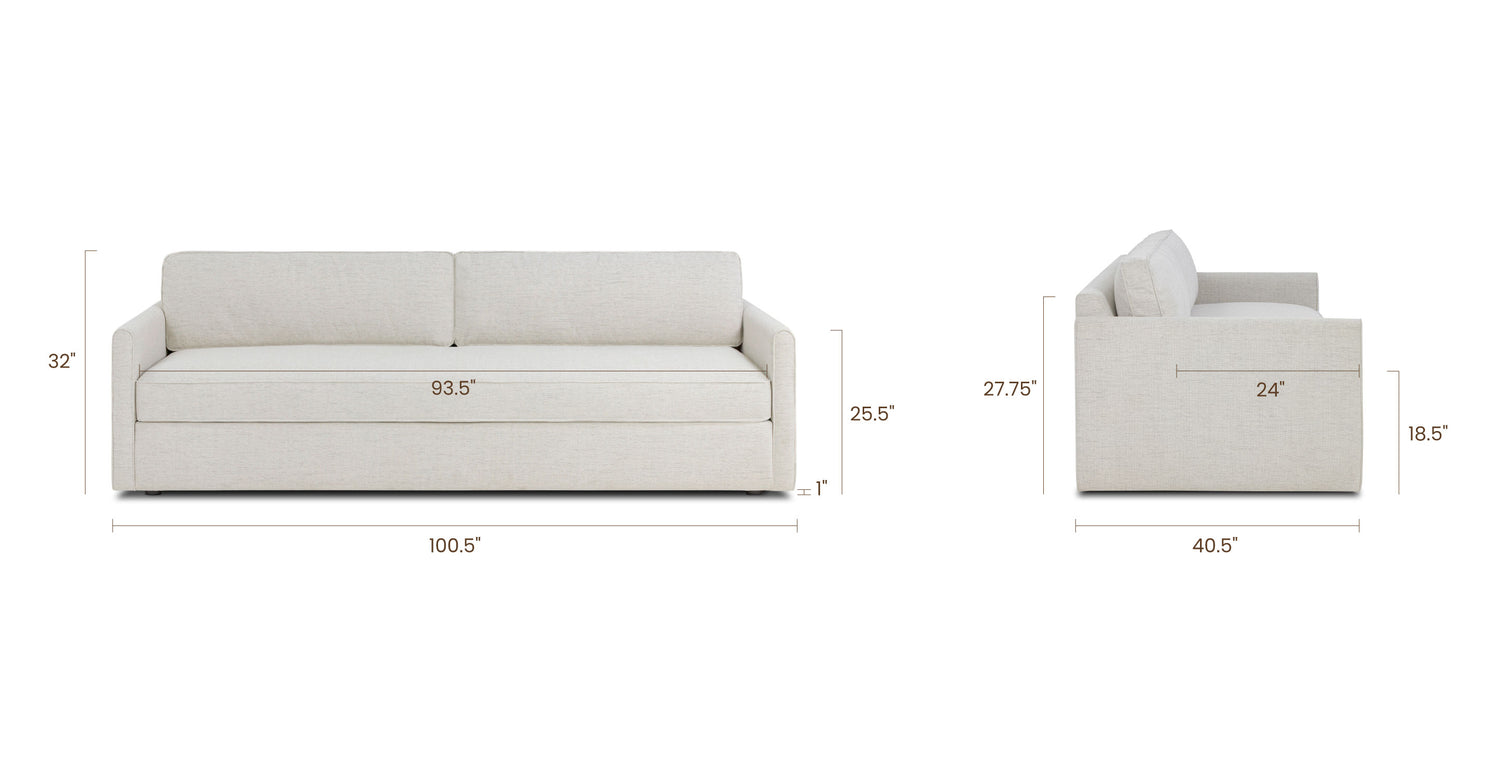 Mist Grey, dimensions