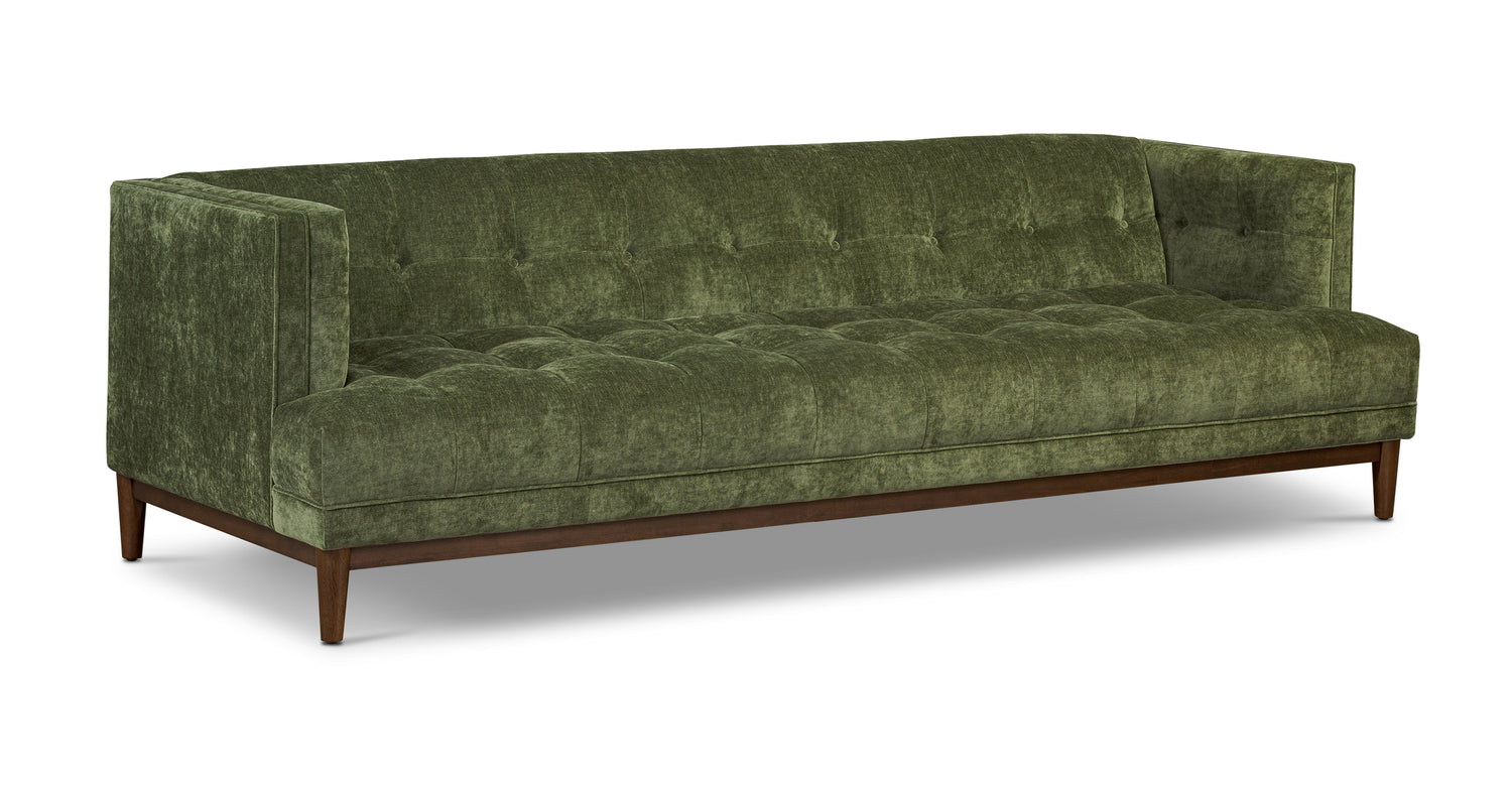 Distressed Green Velvet