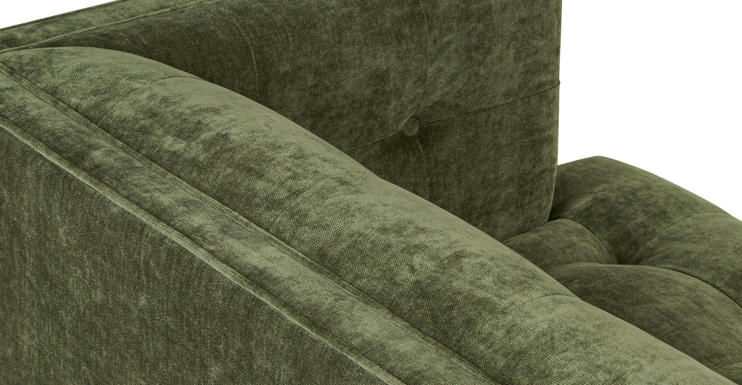 Distressed Green Velvet