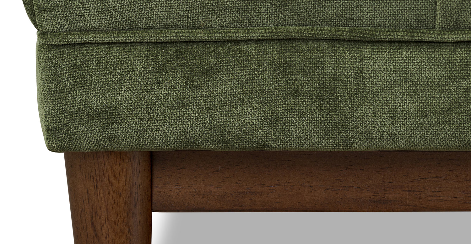 Distressed Green Velvet