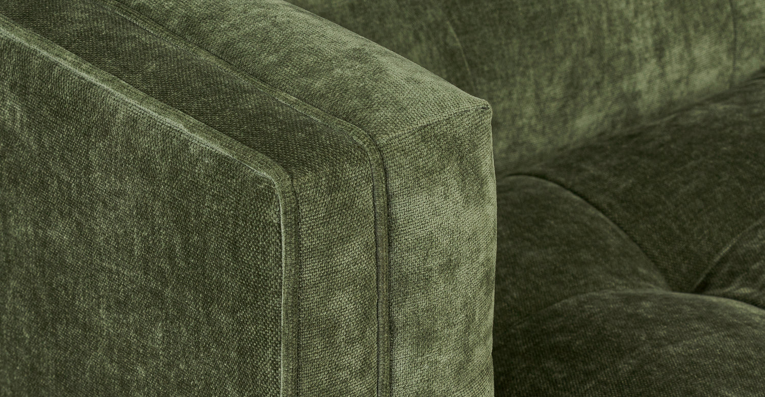 Distressed Green Velvet