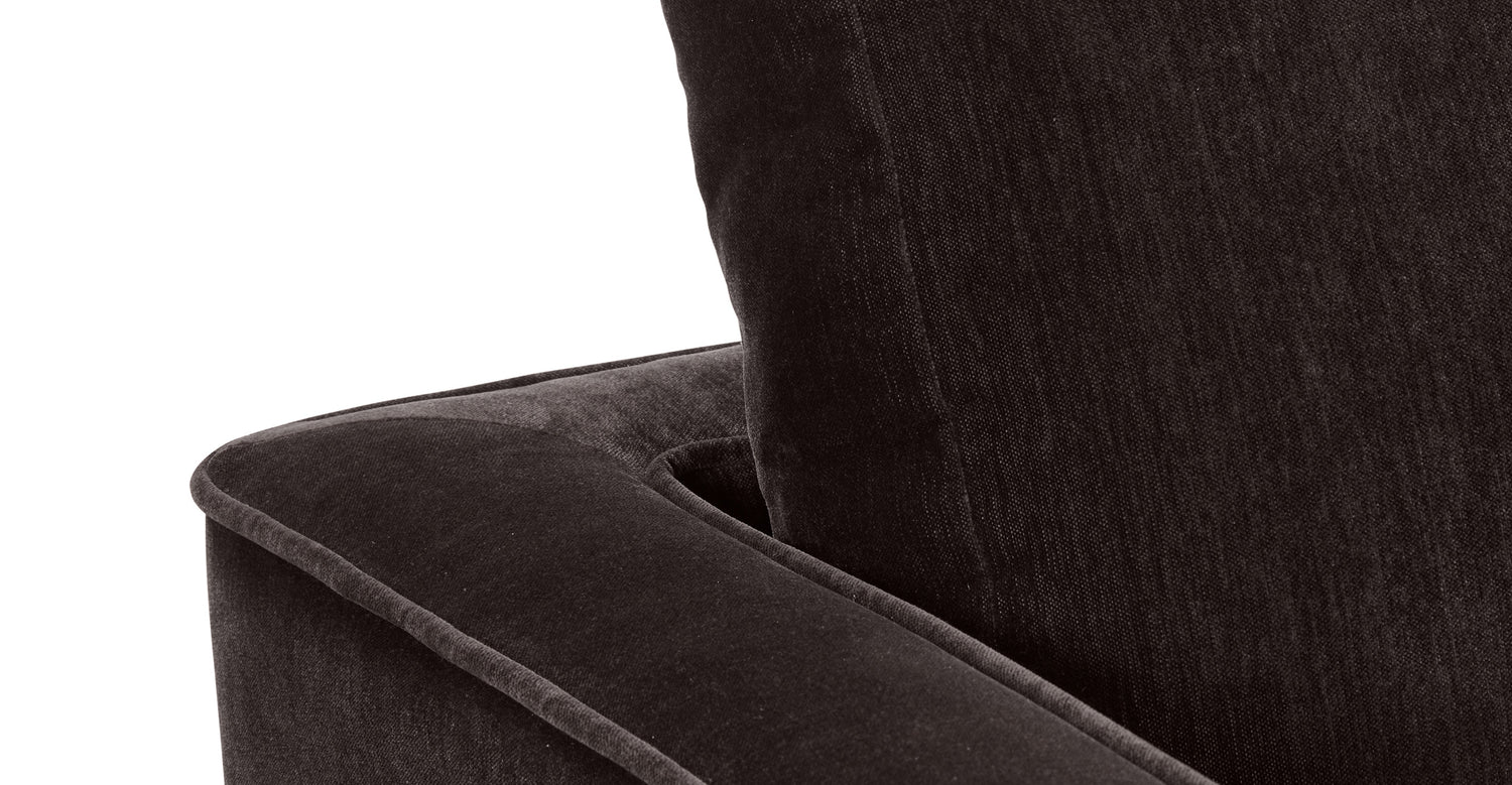 Nera Swivel Lounge Chair Ganache Brown