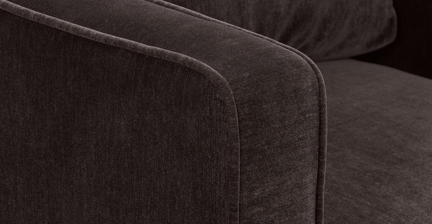 Nera Swivel Lounge Chair Ganache Brown