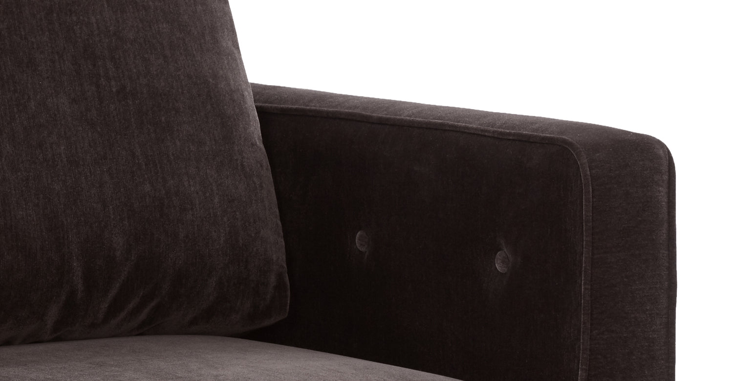 Nera Swivel Lounge Chair Ganache Brown