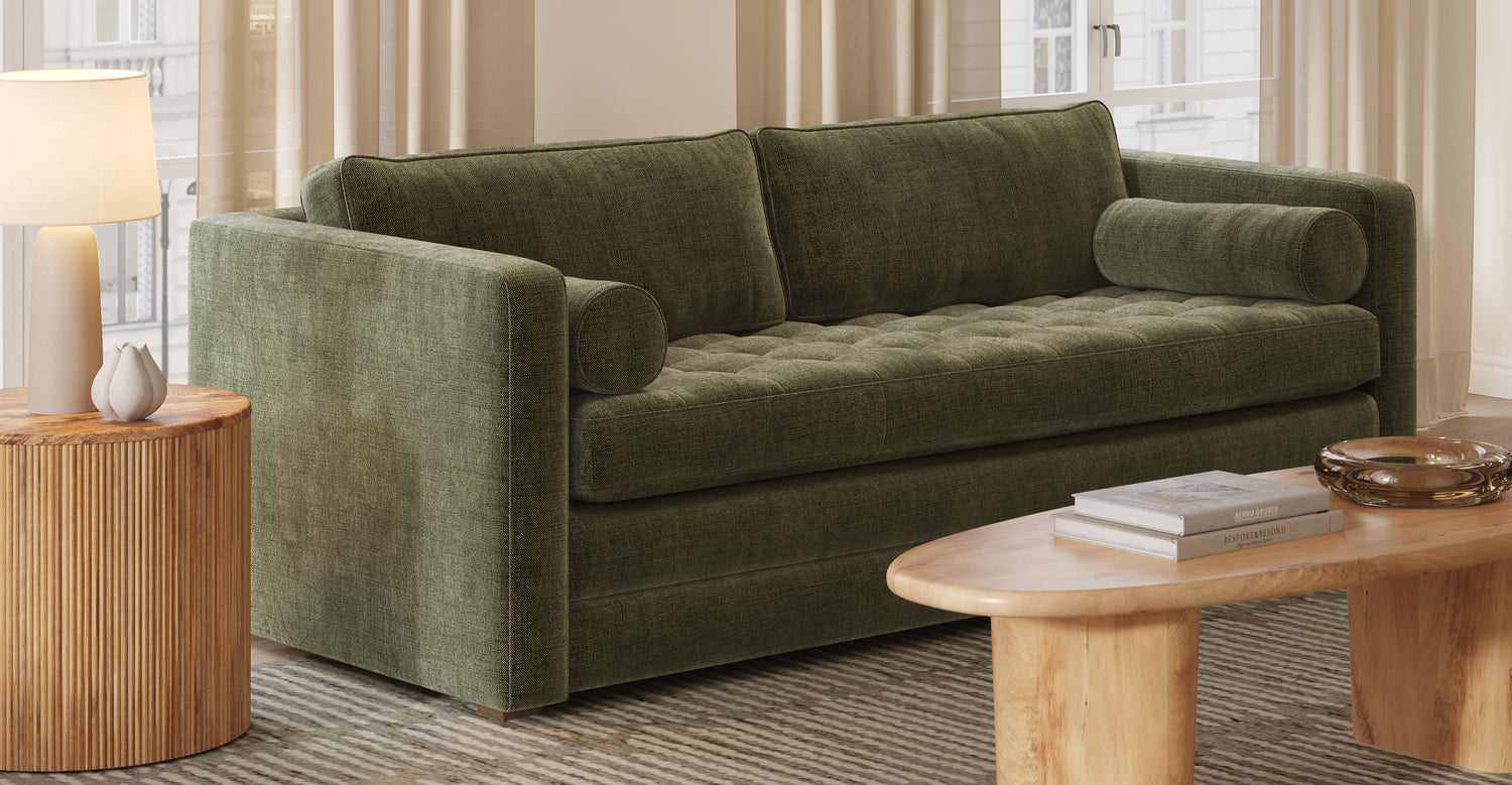 Distressed Green Velvet