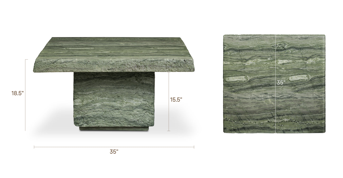 Seaweed Green, dimensions