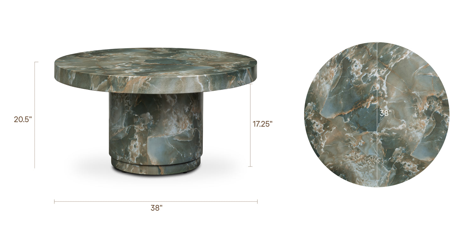 Jade Green, dimensions