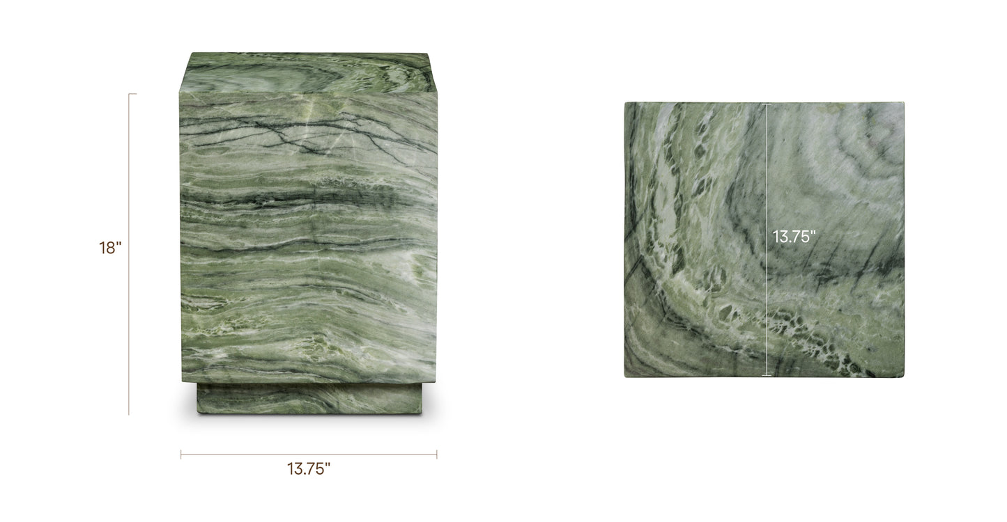 Seaweed Green, dimensions