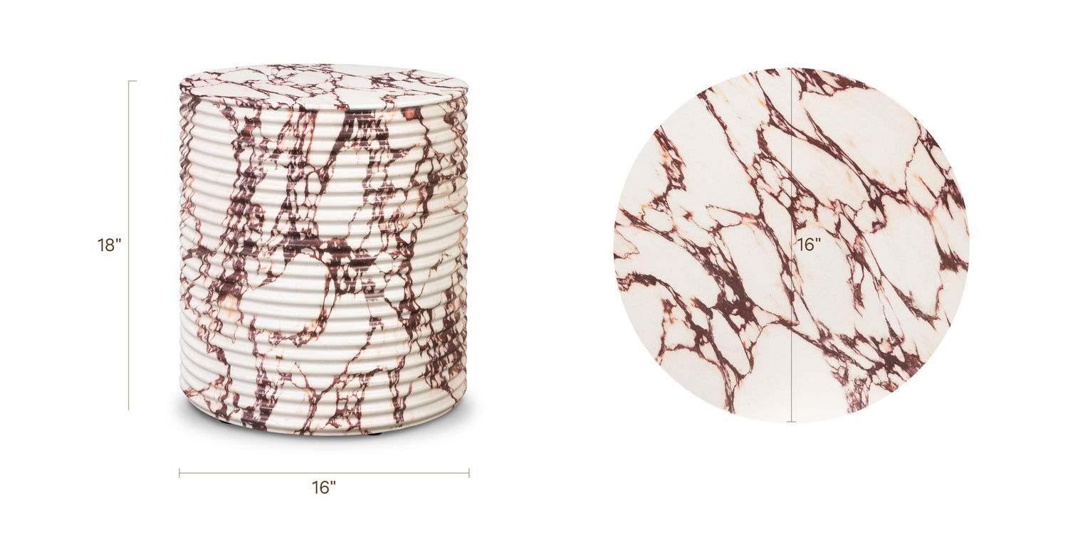 Arabesco White, dimensions