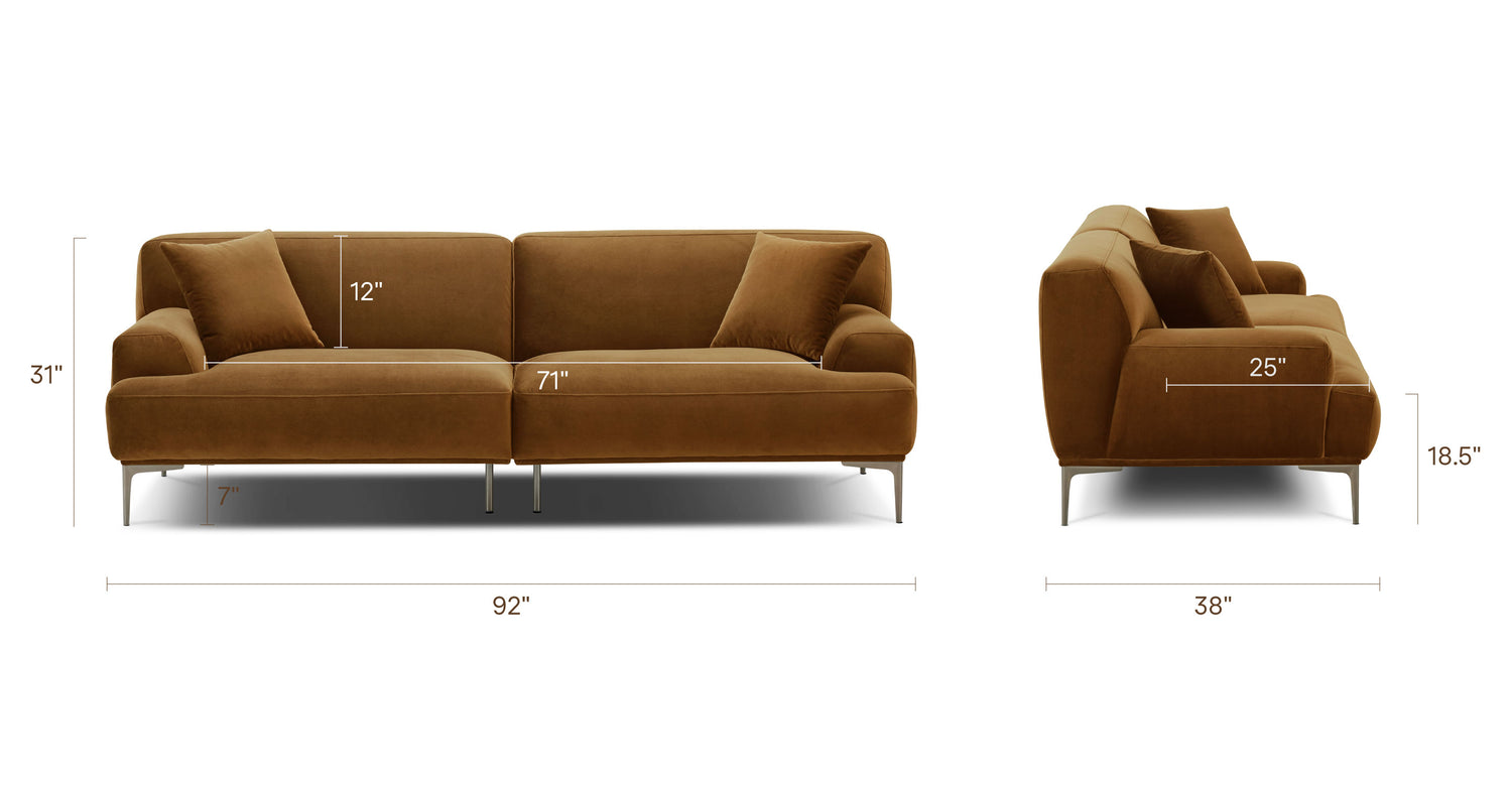 Ginger Brown, dimensions