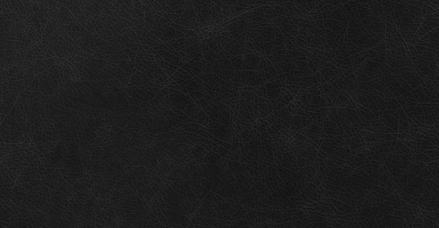 Essex Leather Ottoman 2.0 Onyx Black