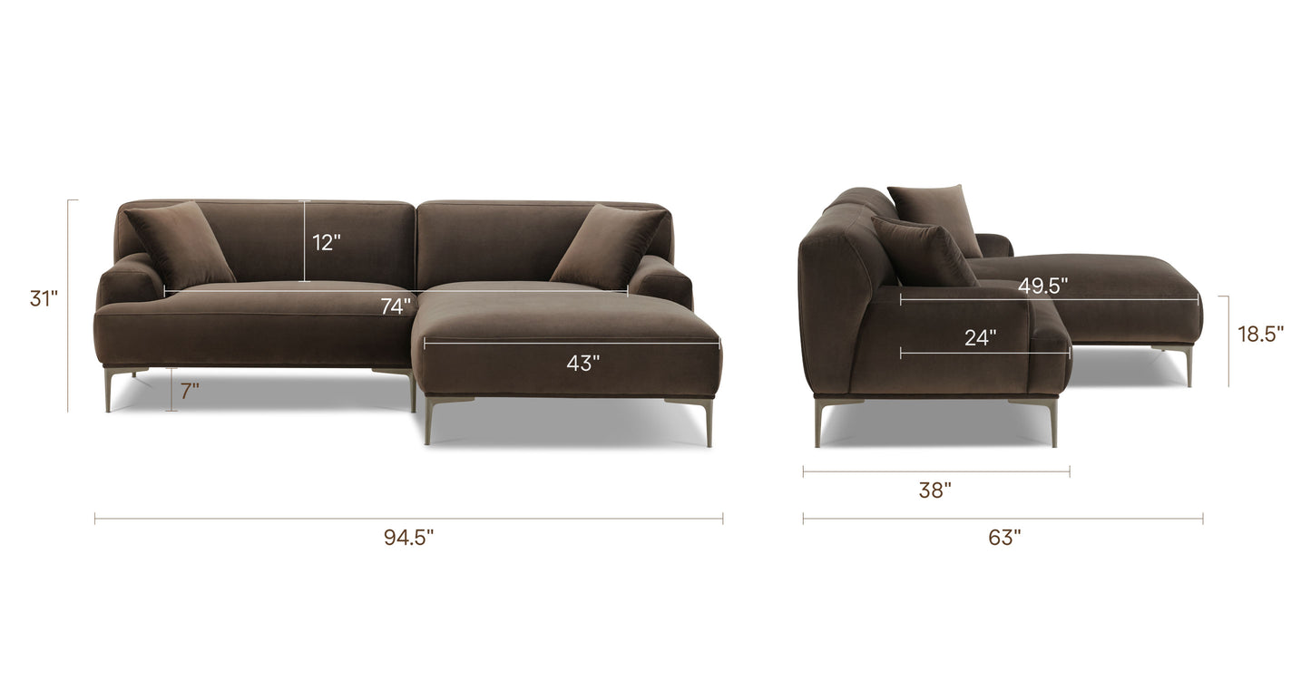 Shadow Brown, dimensions