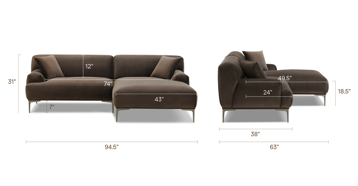 Shadow Brown, dimensions