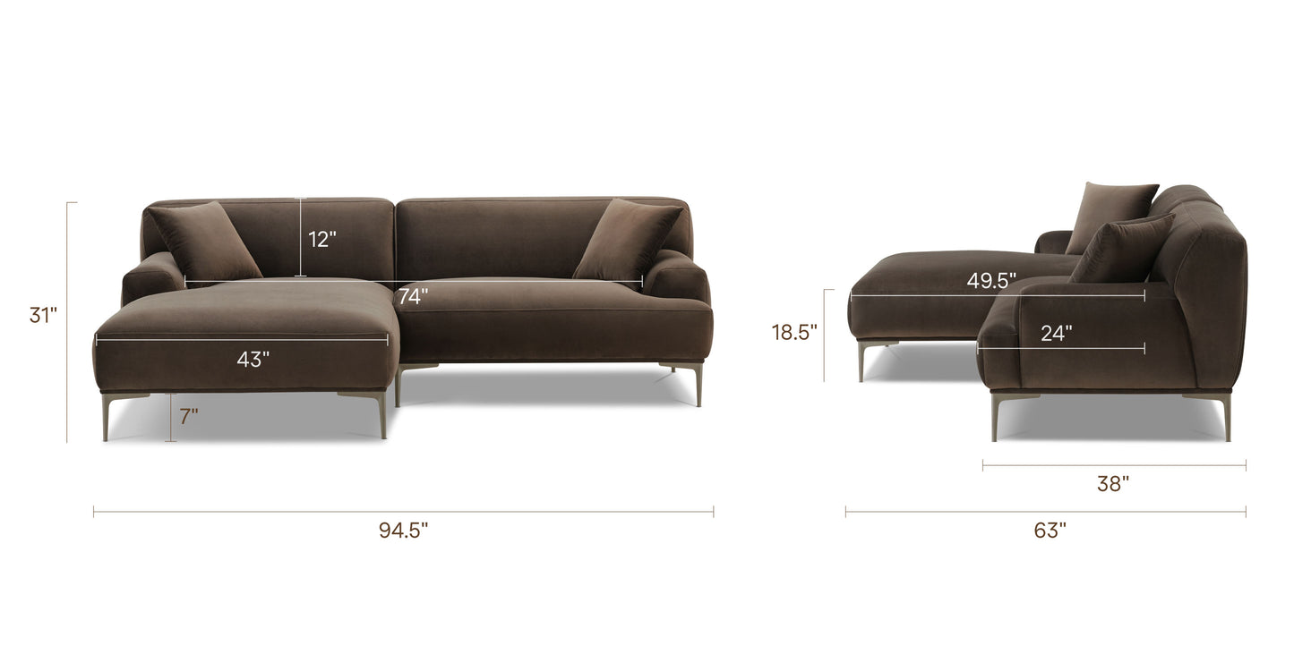 Shadow Brown, dimensions