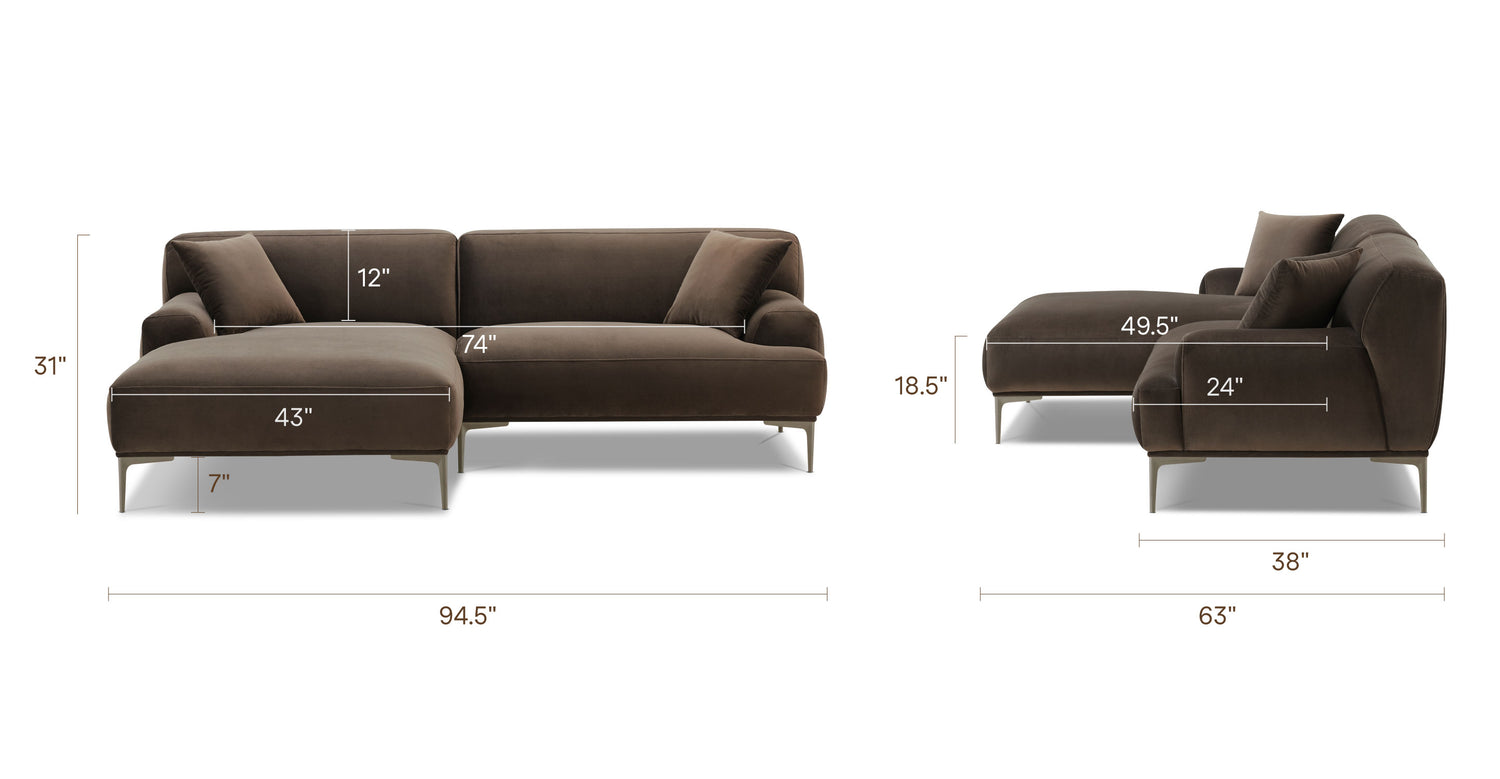 Shadow Brown, dimensions