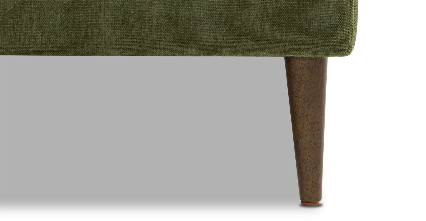 Distressed Green Velvet