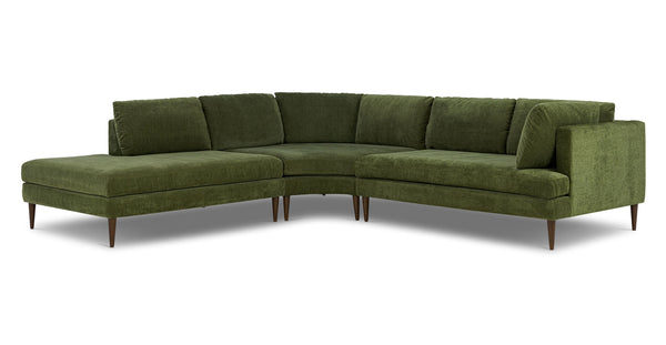 Lucerne Left-Facing Bumper Chaise Sectional