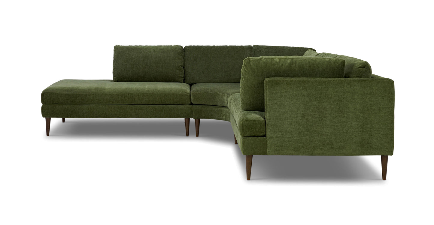 Distressed Green Velvet