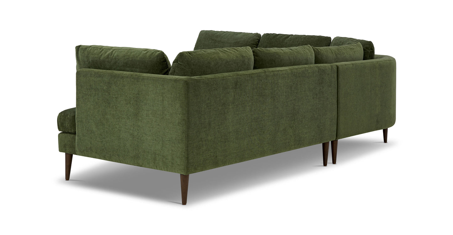 Distressed Green Velvet