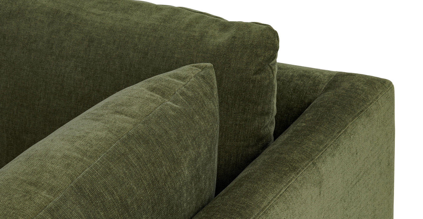 Distressed Green Velvet