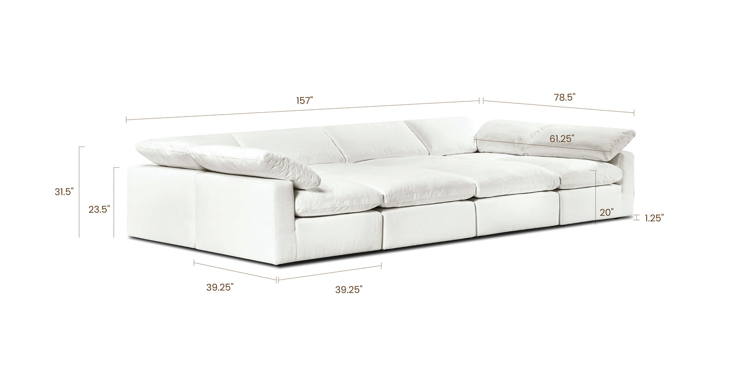 Cotton White, dimensions