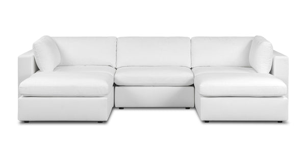 5-Seat Vari Modular Double Chaise Sectional