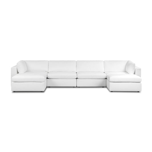 6-Seat Vari Modular Double Chaise Sectional