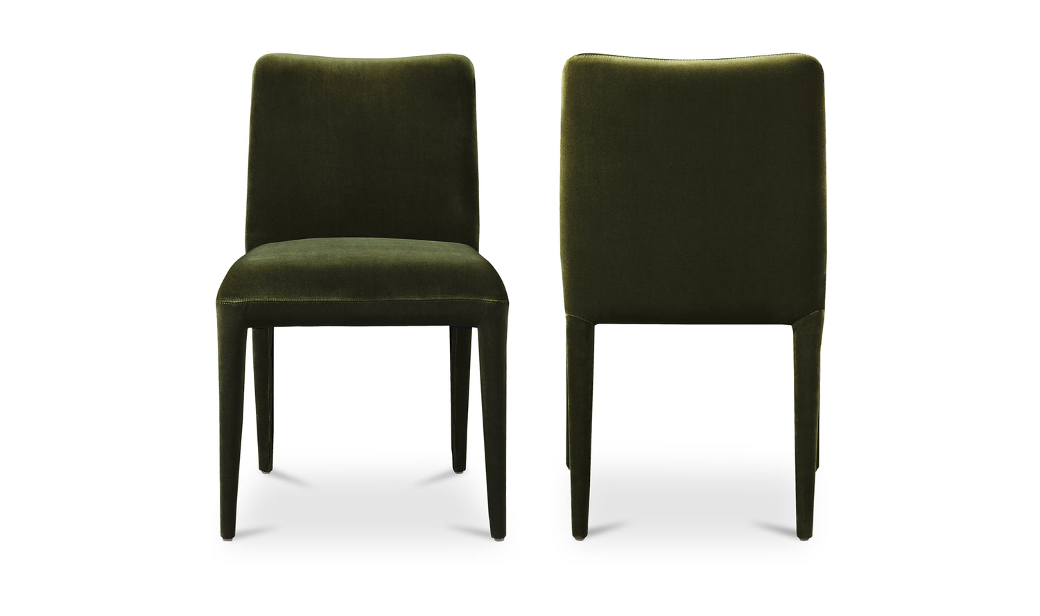 Green Velvet/Set of 2
