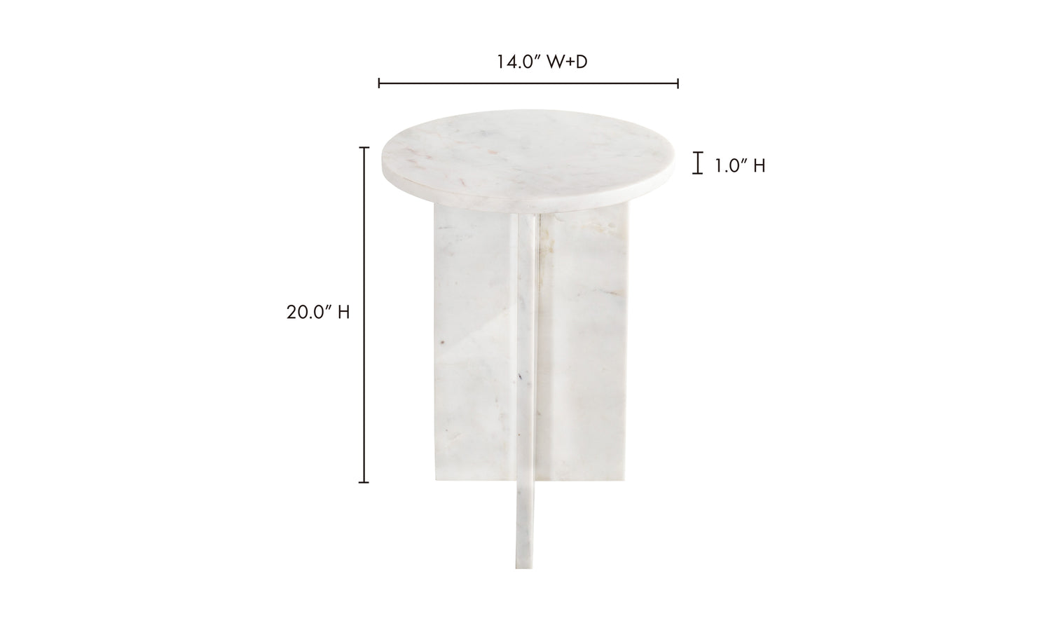 White, dimensions