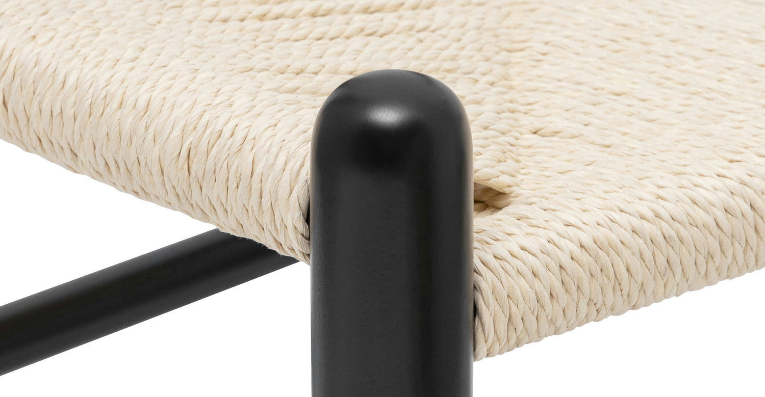 Poly and bark weave chair natural sales