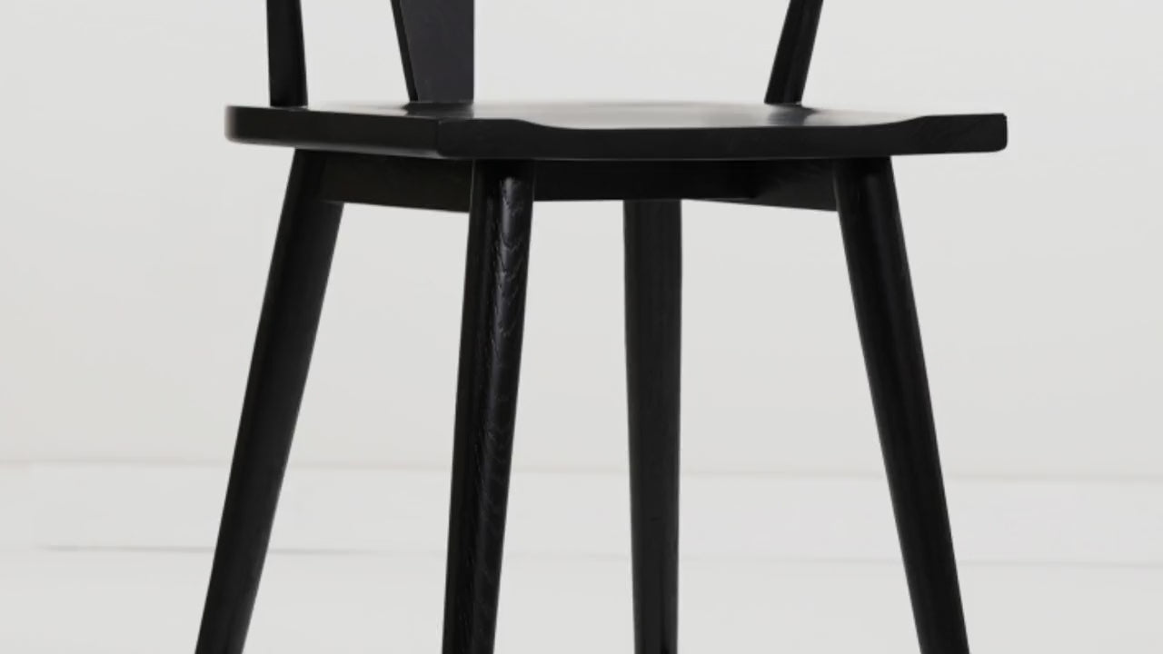 EKHO Collection - Bar Stools Set of 2, Ink Black