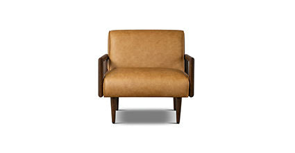 Viborg Lounge Chair Collection, Cognac Tan