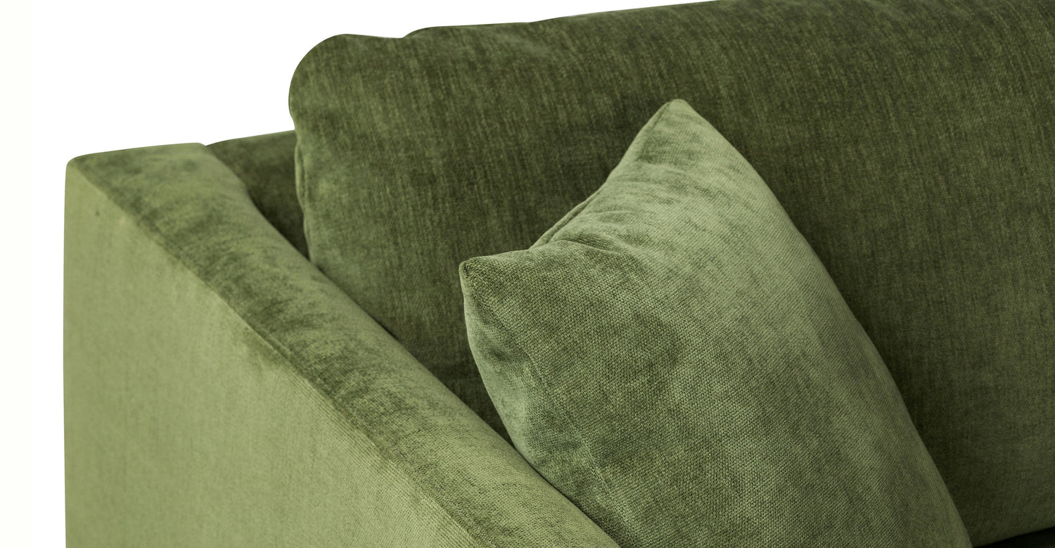 Distressed Green Velvet