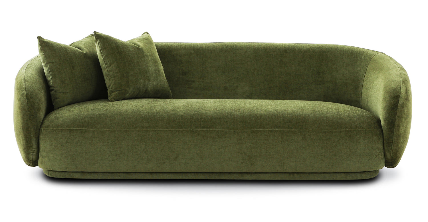 Distressed Green Velvet