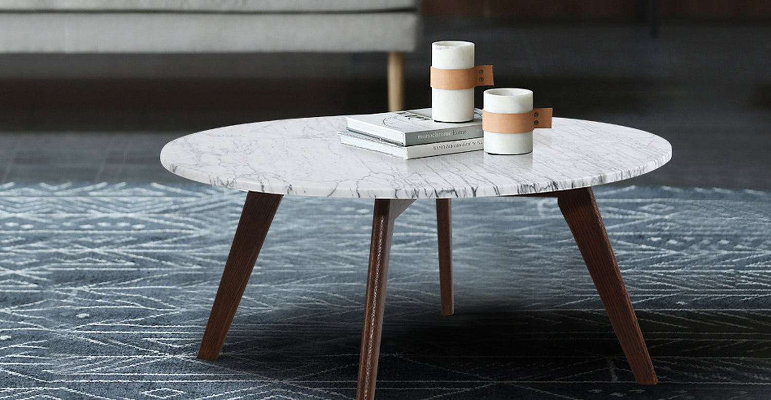 Poly & bark riley cheap marble coffee table