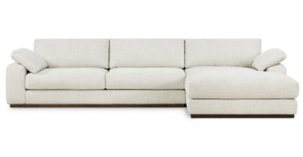 Malaga Right-Facing Sectional Sofa Collection, Froth Grey