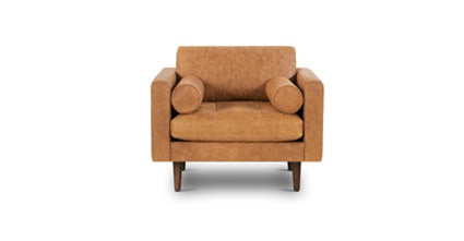 Napa Lounge Chair Collection, Cognac Tan
