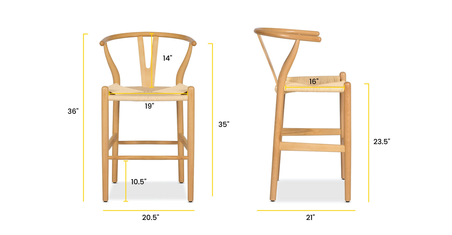 Natural, dimensions