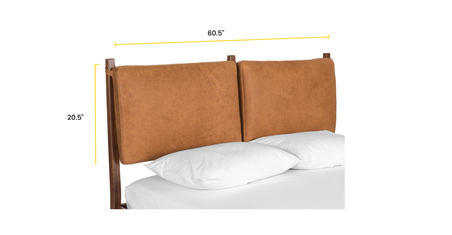 Leather cushion hot sale bed