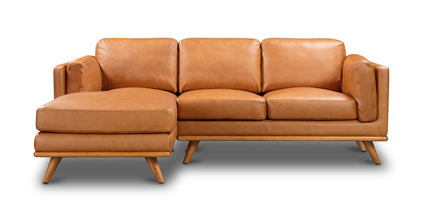 Cadiz Left-facing Sectional Sofa Collection, Bourbon Tan