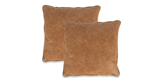 Cognac Tan/Linen White/Set of 2