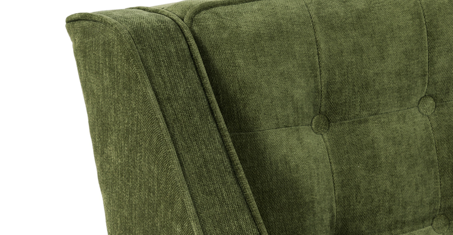 Distressed Green Velvet