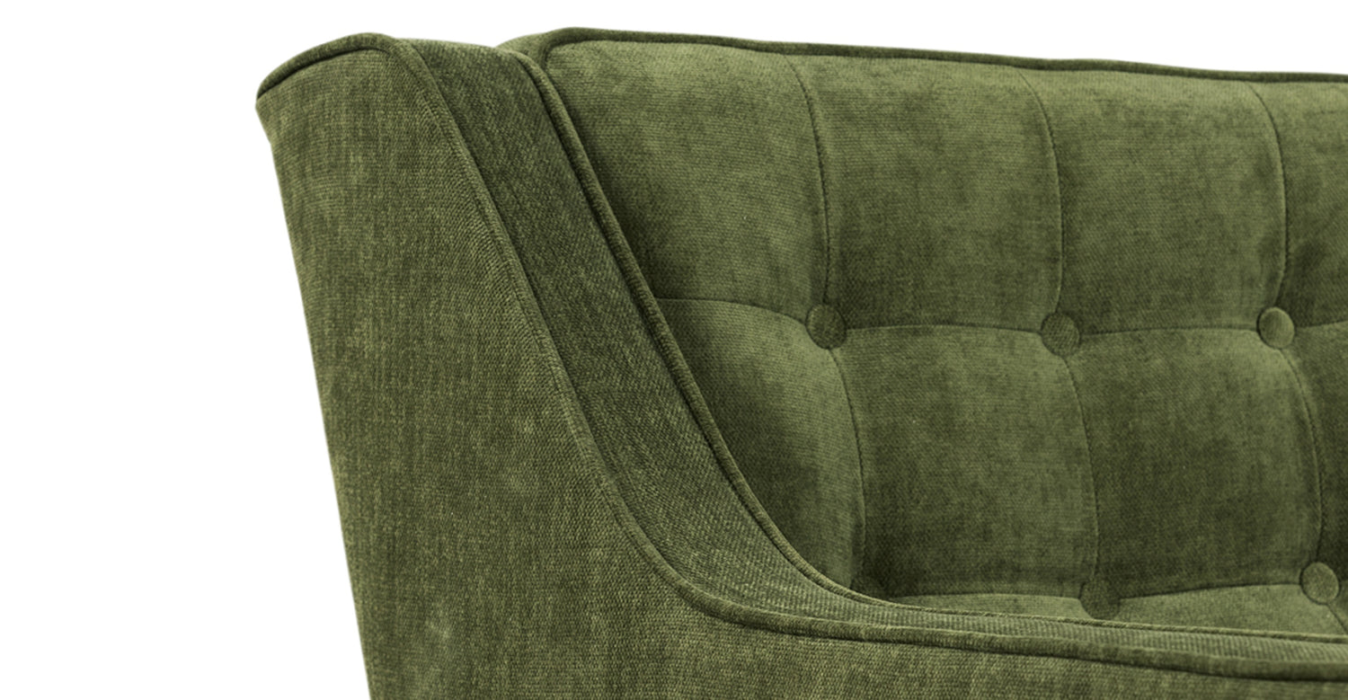 Distressed Green Velvet